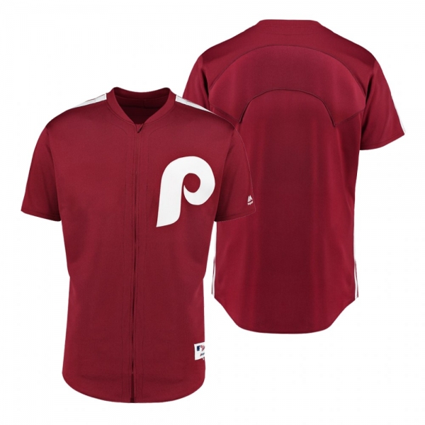 Philadelphia Phillies Scarlet 1979 Saturday Night Special Authentic Jersey