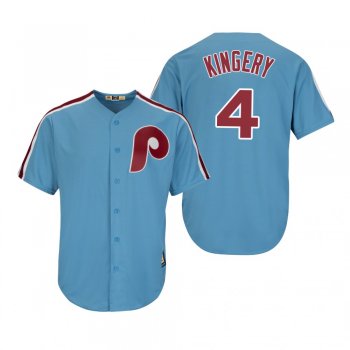 Philadelphia Phillies Scott Kingery Light Blue Cooperstown Cool Base Jersey