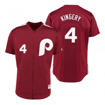 Phillies Scott Kingery Scarlet 1979 Saturday Night Special Jersey