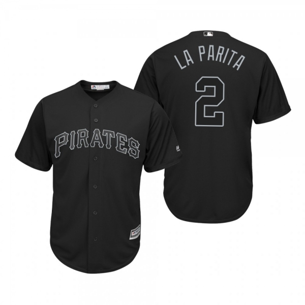 Pittsburgh Pirates Erik Gonzalez La Parita Black 2019 Players' Weekend Replica Jersey