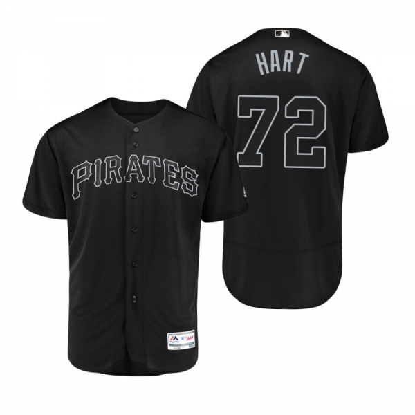 Pittsburgh Pirates Geoff Hartlieb Hart Black 2019 Players' Weekend Authentic Jersey