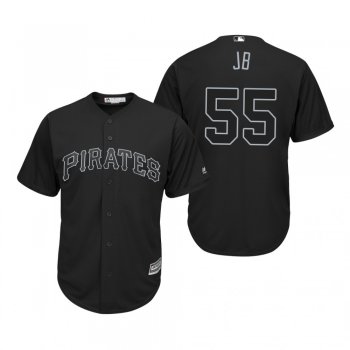 Pittsburgh Pirates Josh Bell JB Black 2019 Players' Weekend Replica Jersey