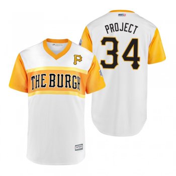 Pittsburgh Pirates Trevor Williams Project White 2019 Little League Classic Replica Jersey