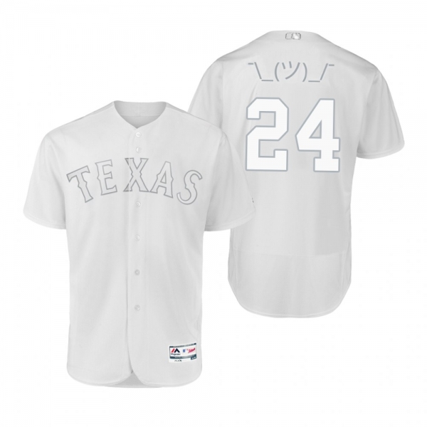 Texas Rangers Hunter Pence White 2019 Players' Weekend Authentic Nickname Jersey