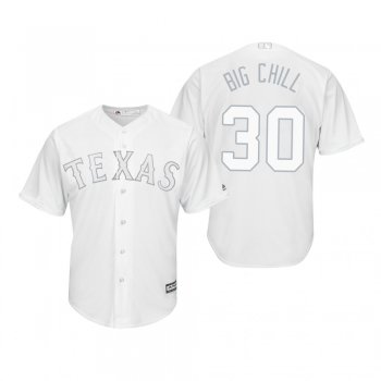 Texas Rangers Nomar Mazara Big Chill White 2019 Players' Weekend Replica Jersey