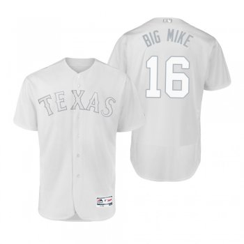 Rangers Scott Heineman Big Mike White 2019 Players' Weekend Authentic Jersey