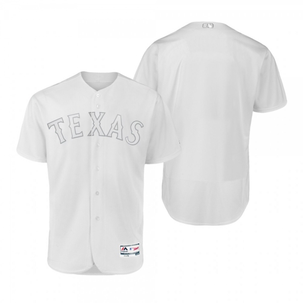 Texas Rangers White 2019 Players' Weekend Authentic Team Jersey