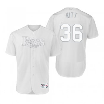 Tampa Bay Rays Andrew Kittredge Kitt White 2019 Players' Weekend Authentic Jersey