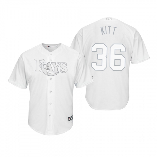 Tampa Bay Rays Andrew Kittredge Kitt White 2019 Players' Weekend Replica Jersey