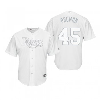 Tampa Bay Rays Austin Pruitt Pruman White 2019 Players' Weekend Replica Jersey