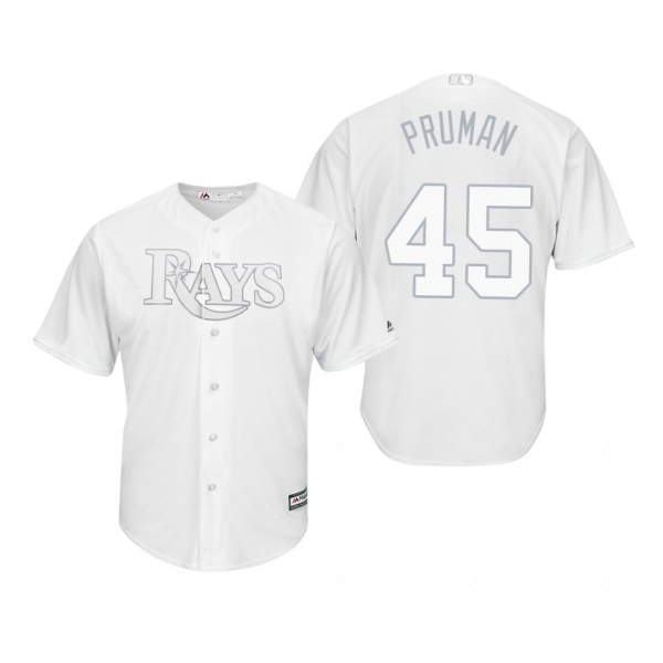 Tampa Bay Rays Austin Pruitt Pruman White 2019 Players' Weekend Replica Jersey