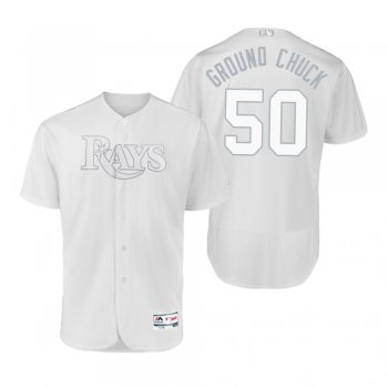 Tampa Bay Rays Charlie Morton Ground Chuck White 2019 Players' Weekend Authentic Jersey