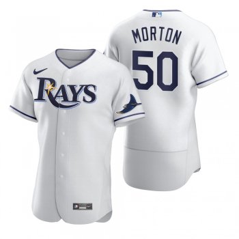 Tampa Bay Rays Charlie Morton Nike White 2020 Authentic Jersey