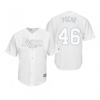 Tampa Bay Rays Jose Alvarado Pocho White 2019 Players' Weekend Replica Jersey