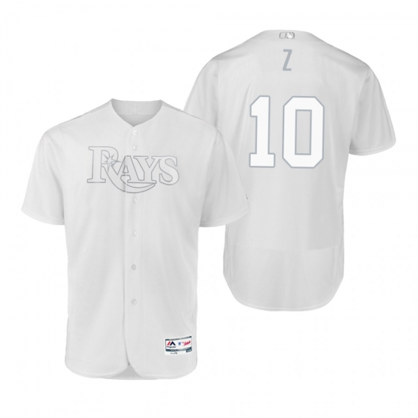 Tampa Bay Rays Mike Zunino Z White 2019 Players' Weekend Authentic Jersey