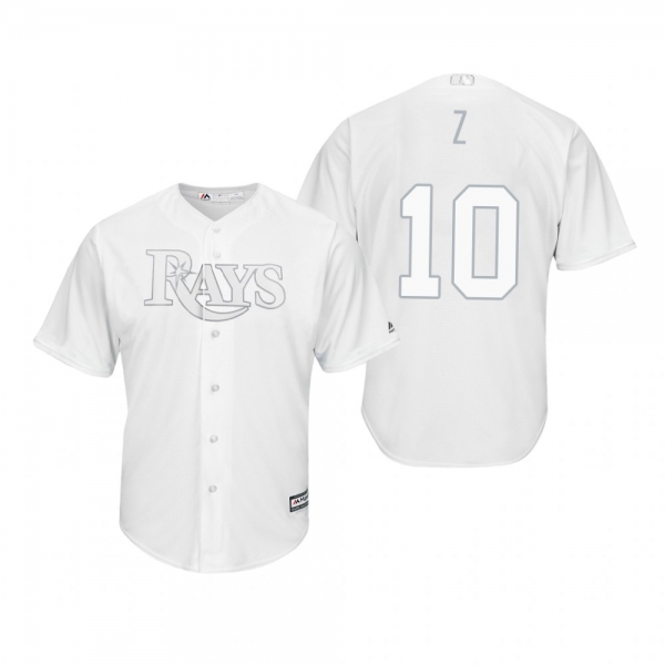 Tampa Bay Rays Mike Zunino Z White 2019 Players' Weekend Replica Jersey