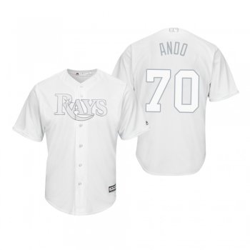 Tampa Bay Rays Nick Anderson Ando White 2019 Players' Weekend Replica Jersey