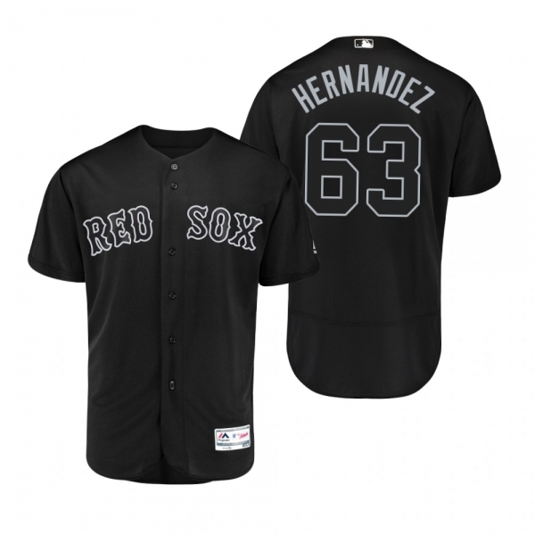 Boston Red Sox Darwinzon Hernandez Hernandez Black 2019 Players' Weekend Authentic Jersey