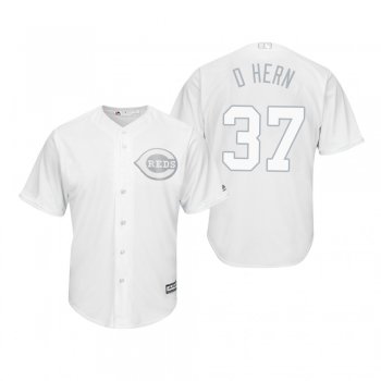 Cincinnati Reds David Hernandez D Hern White 2019 Players' Weekend Replica Jersey