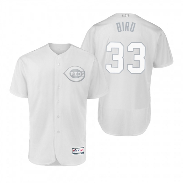 Cincinnati Reds Jesse Winker Bird White 2019 Players' Weekend Authentic Jersey