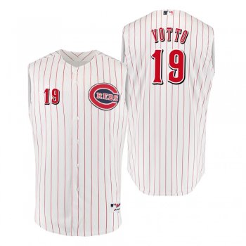 Reds Joey Votto White Red 1961 Throwback Flex Base Jersey