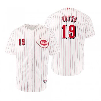 Reds Joey Votto White Red 1967 Throwback Flex Base Jersey