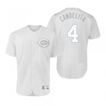 Reds Jose Iglesias Candelita White 2019 Players' Weekend Authentic Jersey