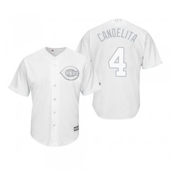 Cincinnati Reds Jose Iglesias Candelita White 2019 Players' Weekend Replica Jersey