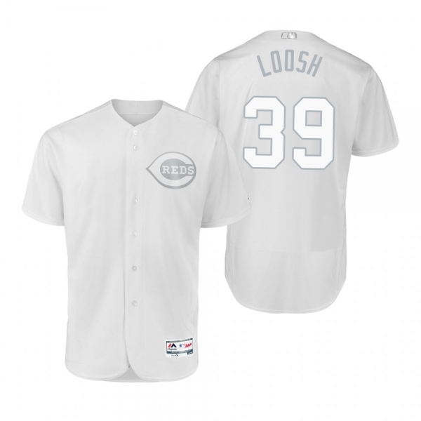 Cincinnati Reds Lucas Sims Loosh White 2019 Players' Weekend Authentic Jersey