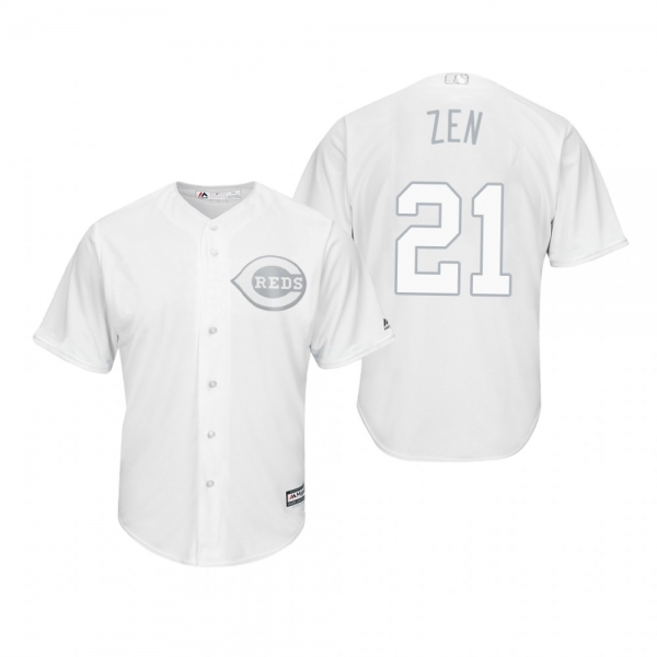 Cincinnati Reds Michael Lorenzen Zen White 2019 Players' Weekend Replica Jersey