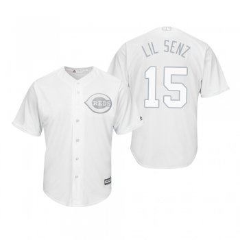 Cincinnati Reds Nick Senzel Lil Senz White 2019 Players' Weekend Replica Jersey