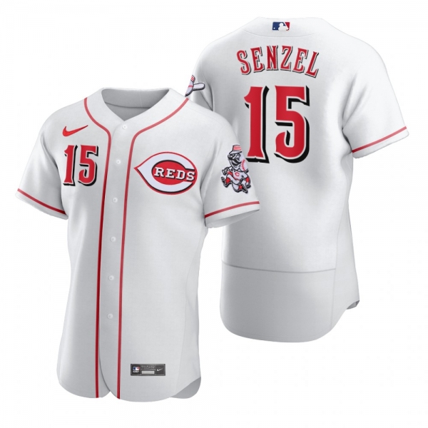 Cincinnati Reds Nick Senzel Nike White 2020 Authentic Jersey