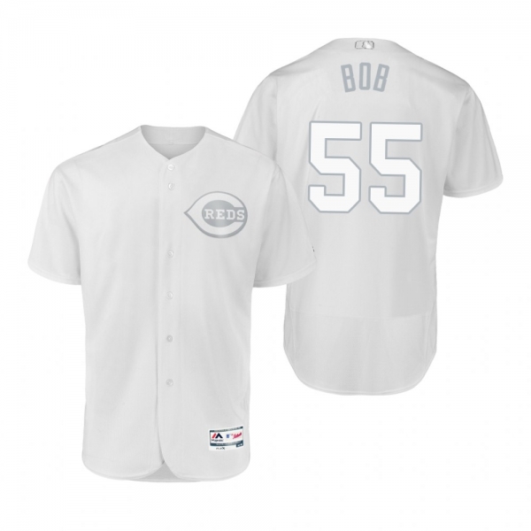 Reds Robert Stephenson Bob White 2019 Players' Weekend Authentic Jersey