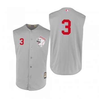 Reds Scooter Gennett Gray 1956 Turn Back the Clock Authentic Jersey