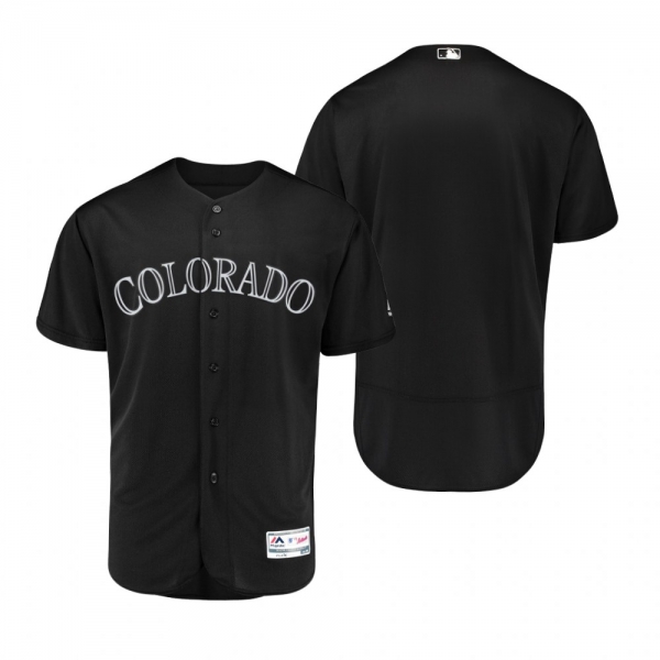 Colorado Rockies Black 2019 Players' Weekend Authentic Team Jersey