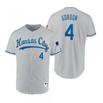 Royals Alex Gordon Gray 1969 Turn Back the Clock Authentic Jersey