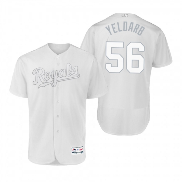 Kansas City Royals Brad Keller Yeldarb White 2019 Players' Weekend Authentic Jersey