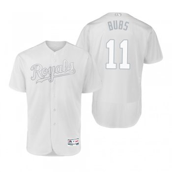 Kansas City Royals Bubba Starling Bubs White 2019 Players' Weekend Authentic Jersey