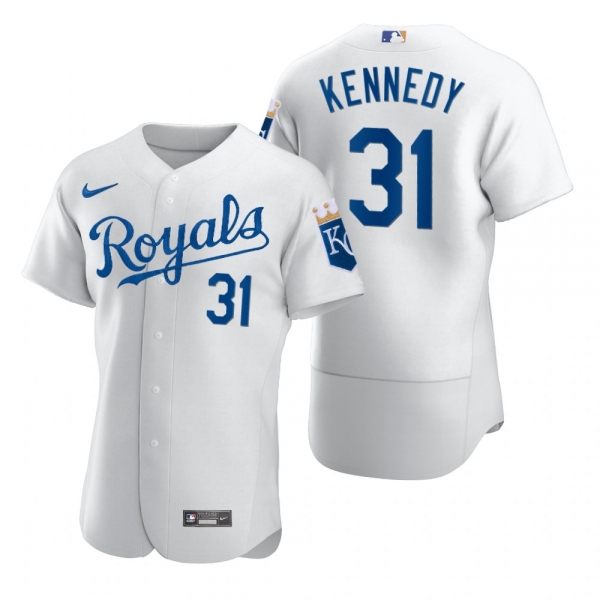 Kansas City Royals Ian Kennedy Nike White 2020 Authentic Jersey