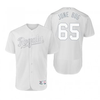 Kansas City Royals Jakob Junis June Bug White 2019 Players' Weekend Authentic Jersey