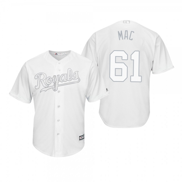 Kansas City Royals Kevin McCarthy Mac White 2019 Players' Weekend Replica Jersey