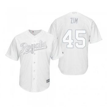 Kansas City Royals Kyle Zimmer Zim White 2019 Players' Weekend Replica Jersey