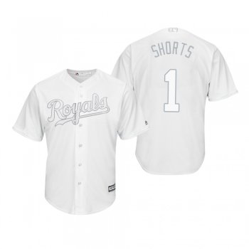 Kansas City Royals Nicky Lopez Shorts White 2019 Players' Weekend Replica Jersey