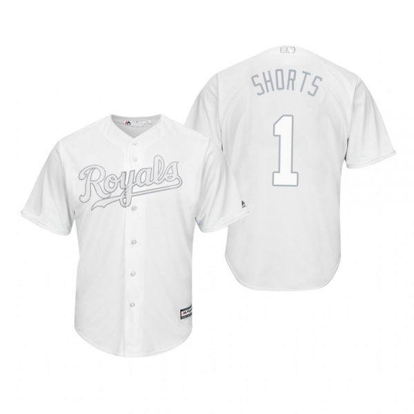 Kansas City Royals Nicky Lopez Shorts White 2019 Players' Weekend Replica Jersey