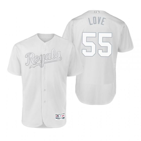 Royals Richard Lovelady Love White 2019 Players' Weekend Authentic Jersey