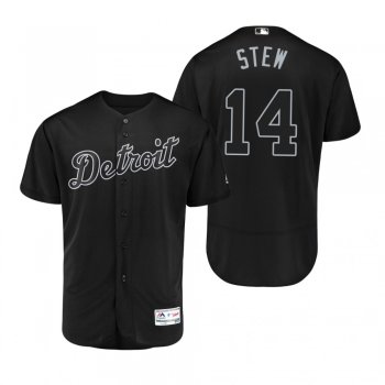 Tigers Christin Stewart Stew Black 2019 Players' Weekend Authentic Jersey