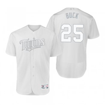 Minnesota Twins Byron Buxton Buck White 2019 Players' Weekend Authentic Jersey