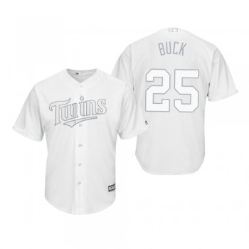 Minnesota Twins Byron Buxton Buck White 2019 Players' Weekend Replica Jersey