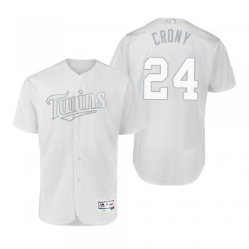 Minnesota Twins C.J. Cron Crony White 2019 Players' Weekend Authentic Jersey