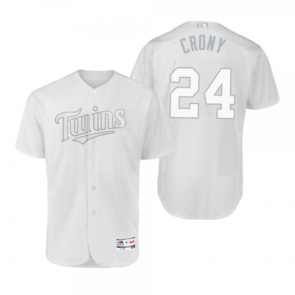 Minnesota Twins C.J. Cron Crony White 2019 Players' Weekend Authentic Jersey